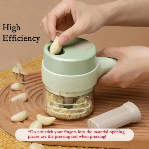 Electric Chopper Vegetable Cutter Set Food Chopper