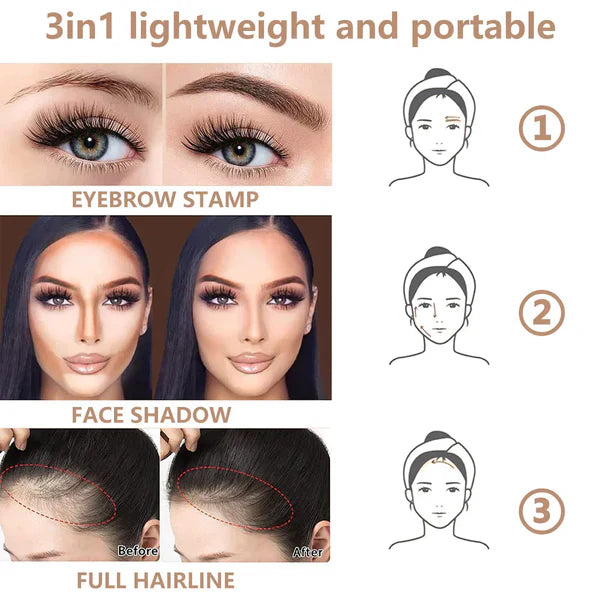 Imported™ 2 in 1 Perfect Hairline & Eyebrow Shaping Stamp 🎁
